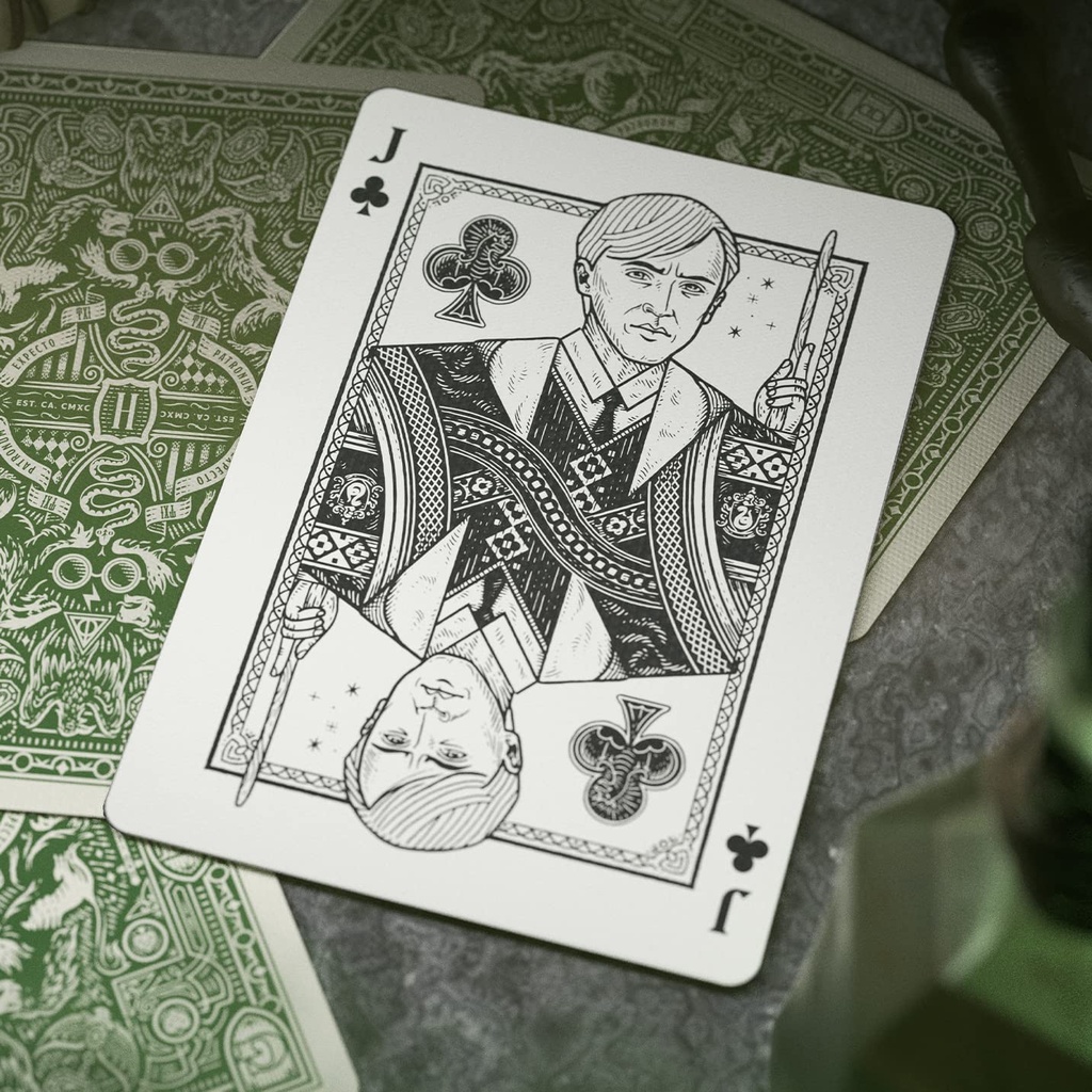 Harry Potter Playing Cards-Green (Slytherin)