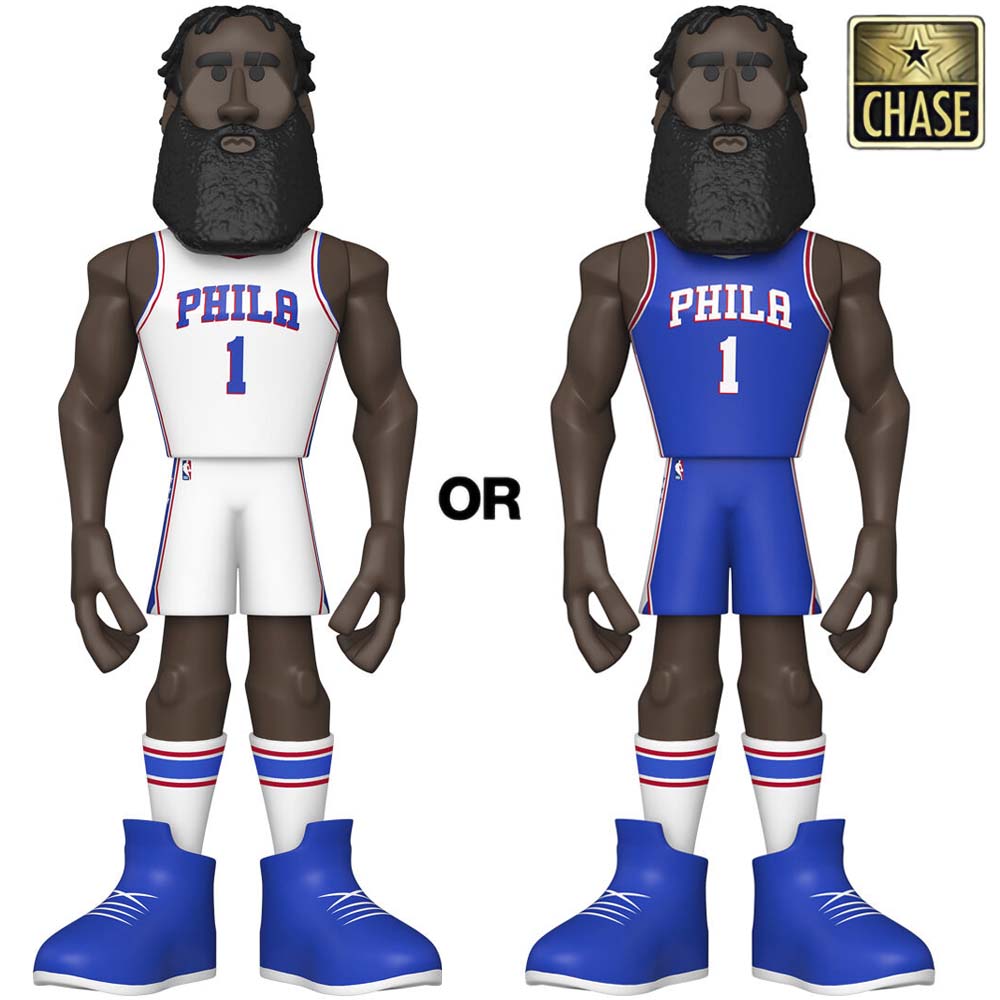 Gold 12&quot; NBA: 76ers - James Harden w/Chase