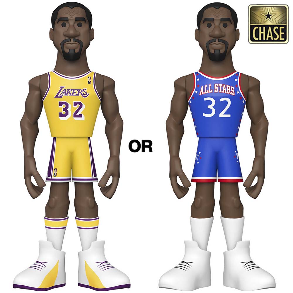 Gold 5&quot; NBA LG: Lakers- Magic Johnson w/Chase