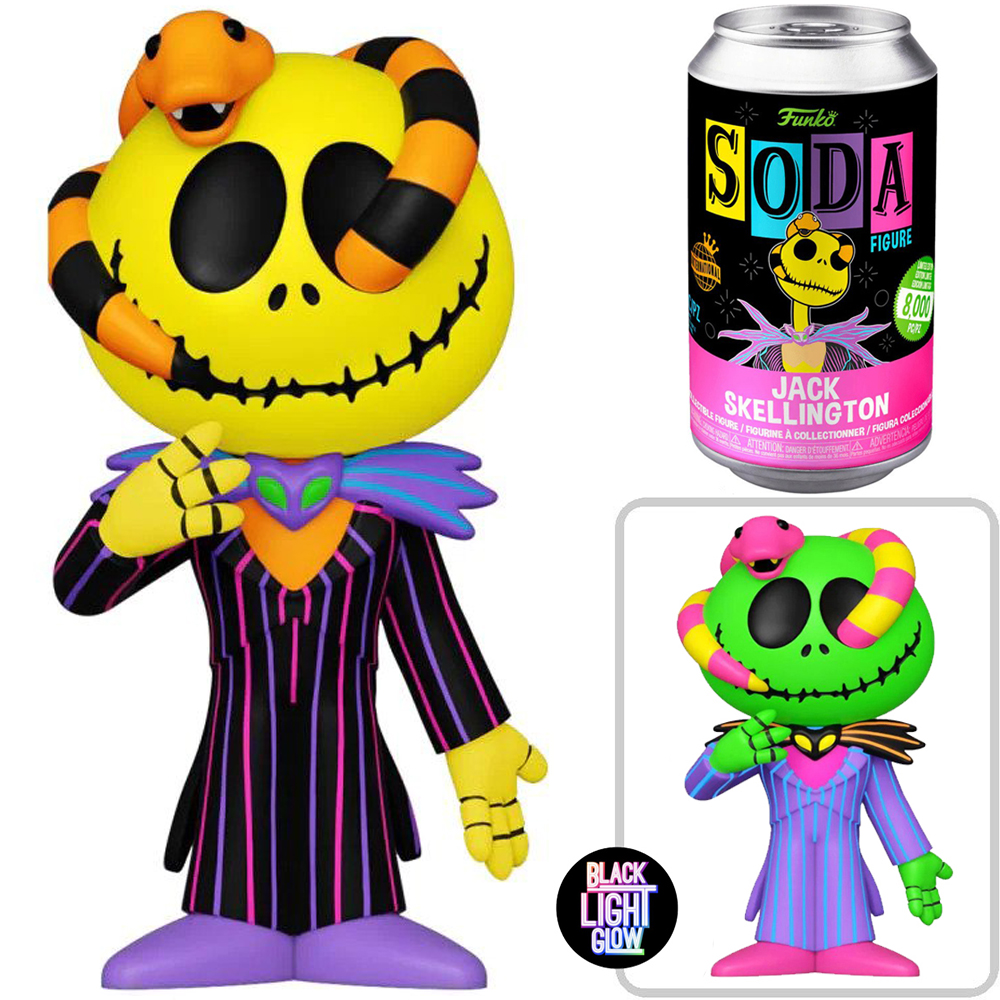 Vinyl SODA: The Nightmare Before Christmas- Jack (SNK) w/Chase (Blacklight)