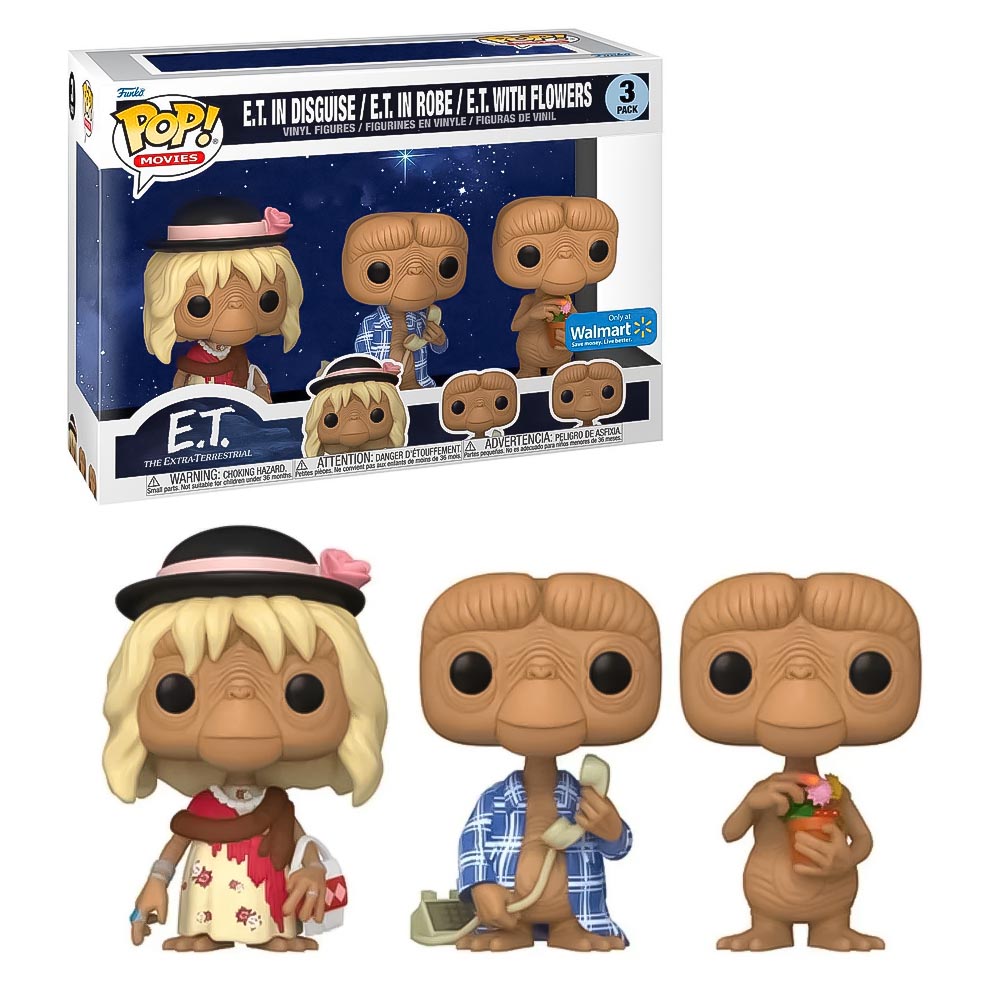 Pop! Movies: E.T.- E.T. 3 pack (Exc)