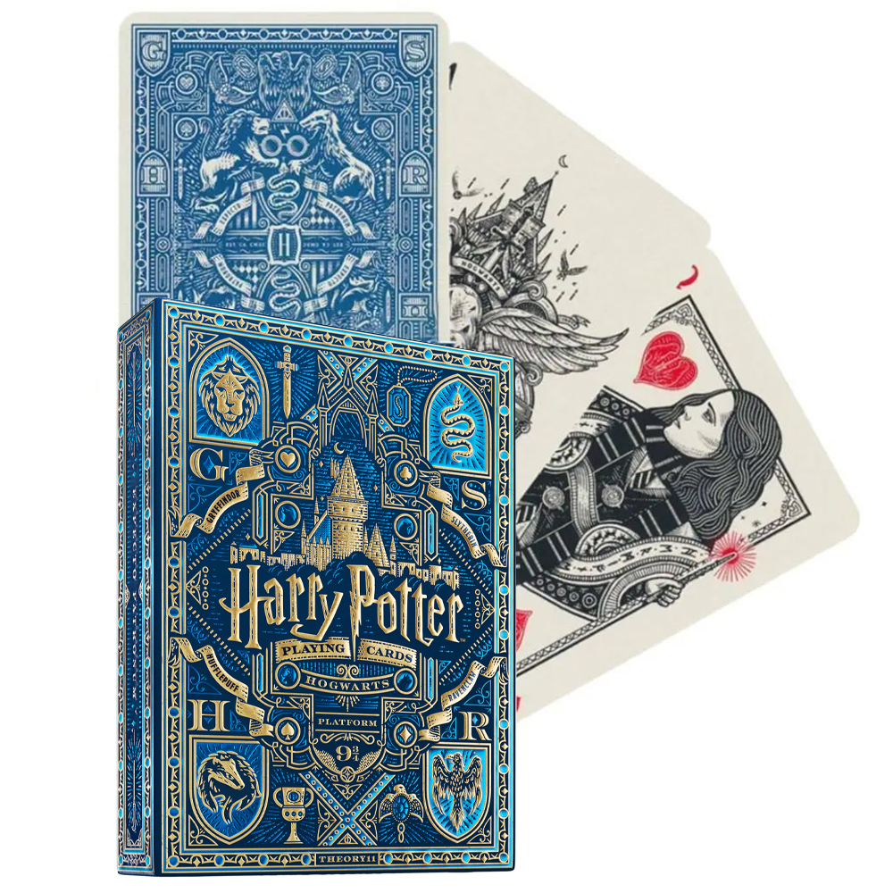 Harry Potter Playing Cards-Blue (Ravenclaw)