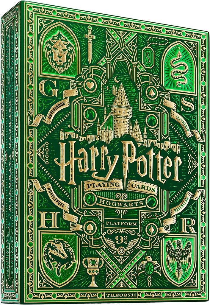 Harry Potter Playing Cards-Green (Slytherin)