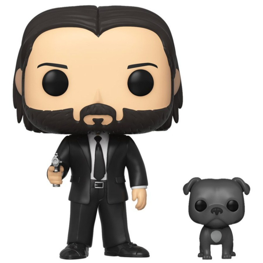 Pop! Movies: John Wick - John (Black Suit) w/ Dog