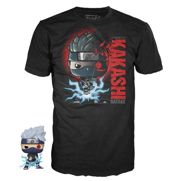 Pop &amp; Tee! Animation: Naruto - Kakashi (XL)