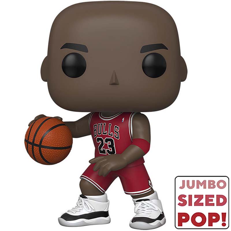 Pop Jumbo! Basketball: NBA Bulls- Michael Jordan (Red Jersey)