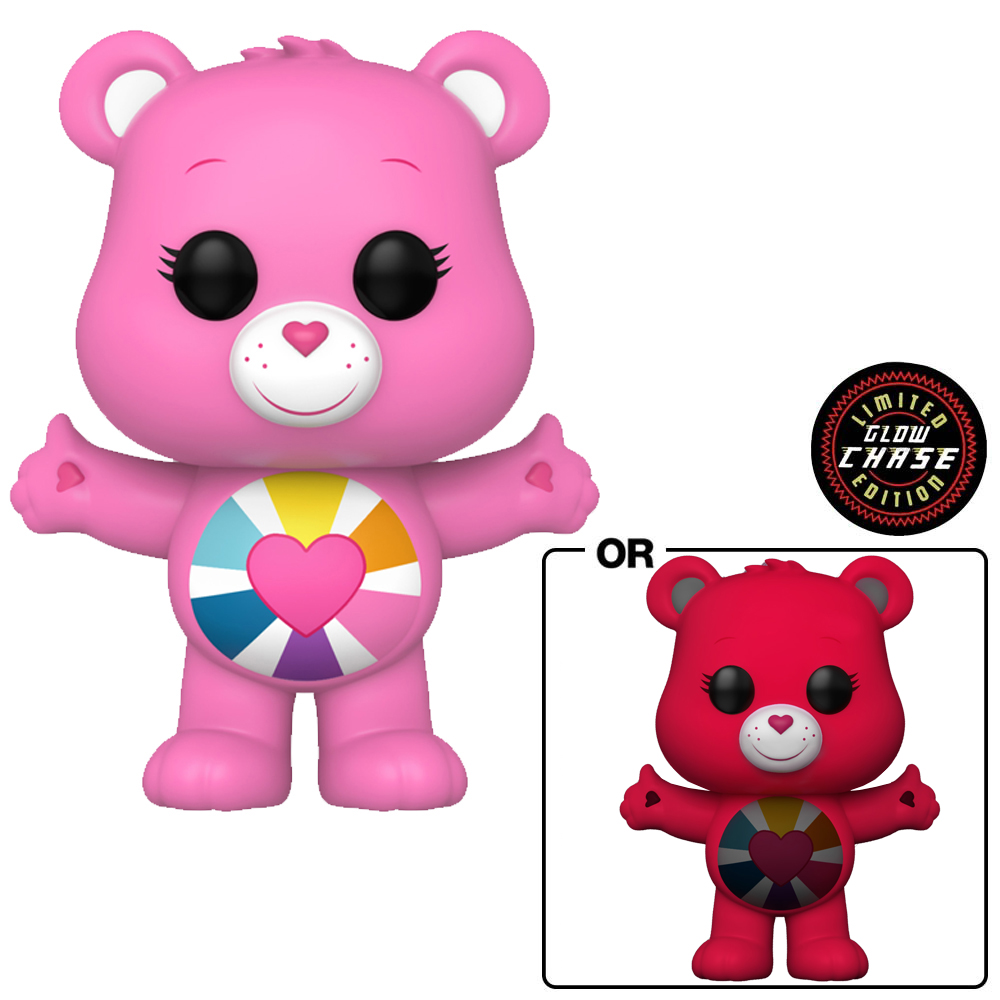 Pop! Animation: Care Bears 40th Anniversary - Hopeful Heart Bear w/chase (GLOW)