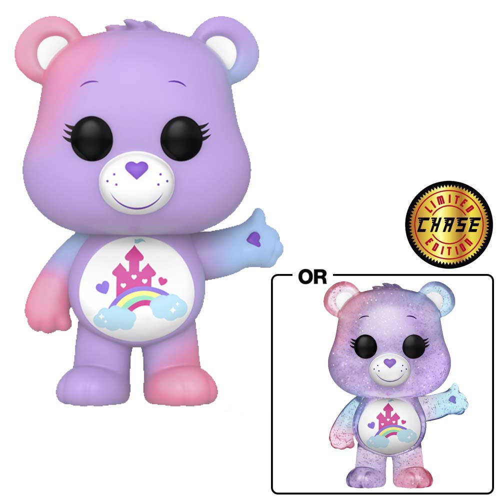 Pop! Animation: Care Bears 40th Anniversary - Care-a-Lot Bear w/chase (TRL)(GL)