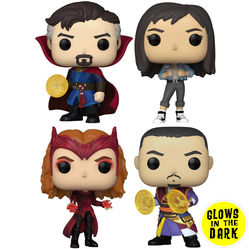 Pop! Marvel: Doctor Strange in The Multiverse of Madness 4 pack (Exc)