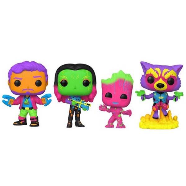 Pop! Marvel: Guardian of the Galaxy 4 pack (BLKLT)(Exc)