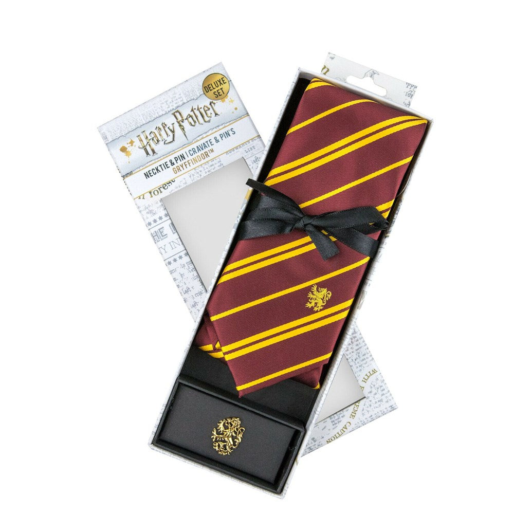 Cinereplica: Necktie Deluxe Box Set Gryffindor (with metal pin)