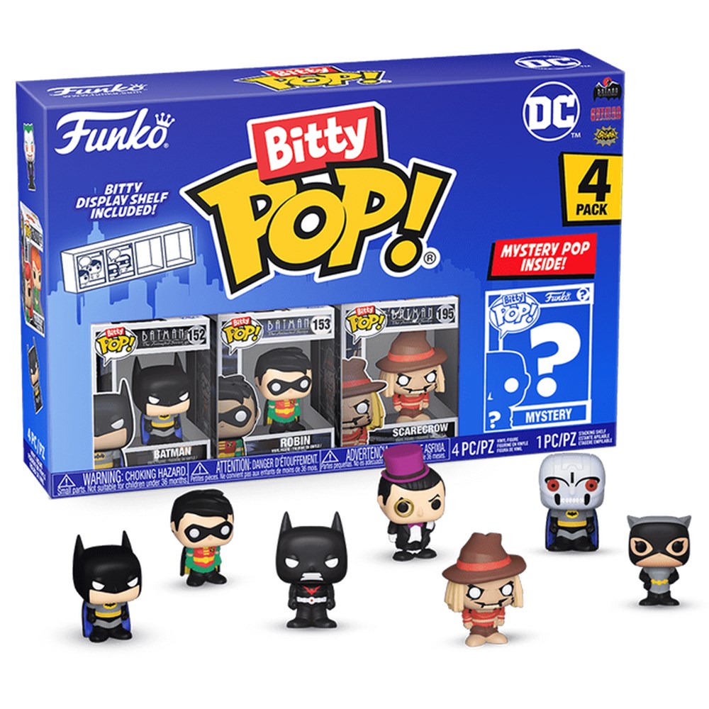 Bitty Pop! Heroes: DC - Batman 4pk