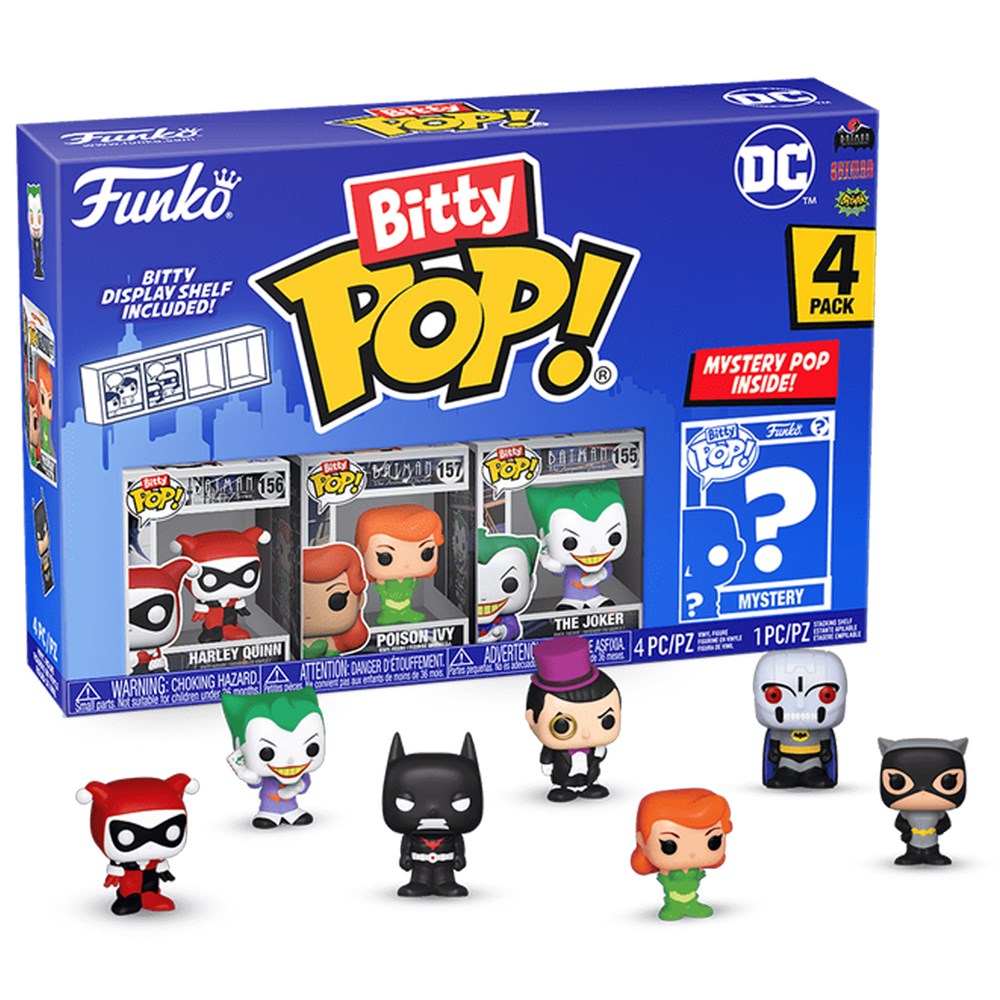 Bitty Pop! Heroes: DC - Harley Quinn 4pk