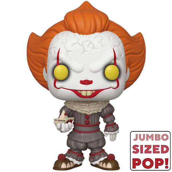 Pop Jumbo! Movies: IT Chapter 1- Pennywise w/ Boat 10 inch