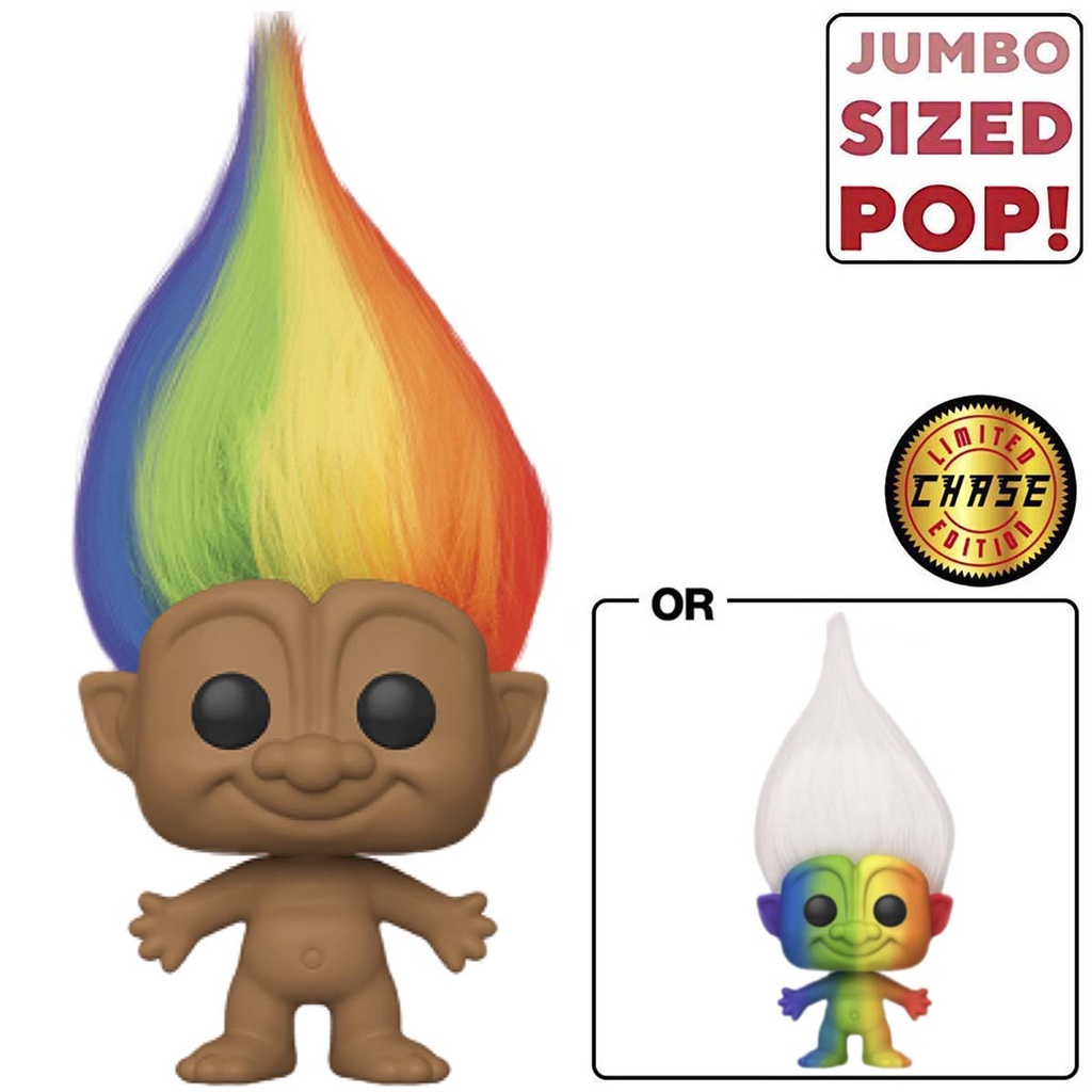 Pop Jumbo! Ad Icons: Trolls Classic- Troll Multicolored 10 inch
