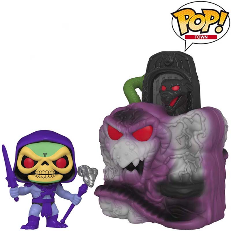 Pop Town! Animation: Master Of The Universe- Snake Mountain w/Skeletor