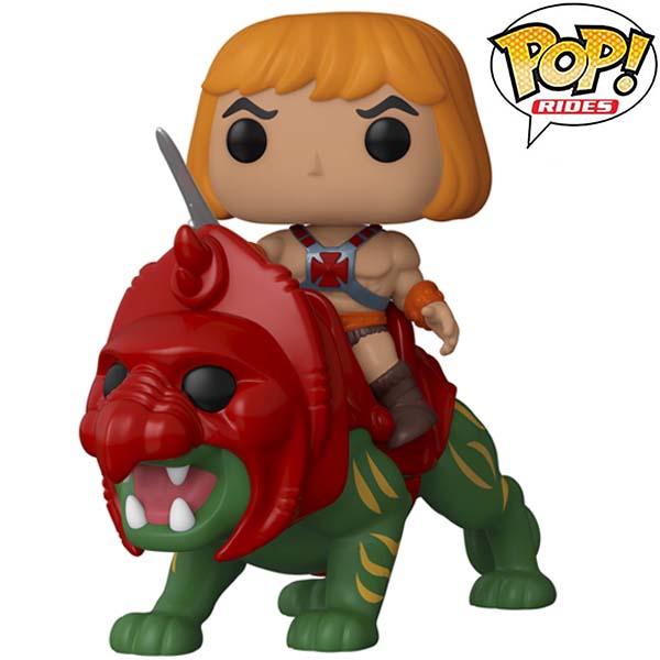 Pop Rides! Animation: Master Of The Universe- He-Man on Battle Cat