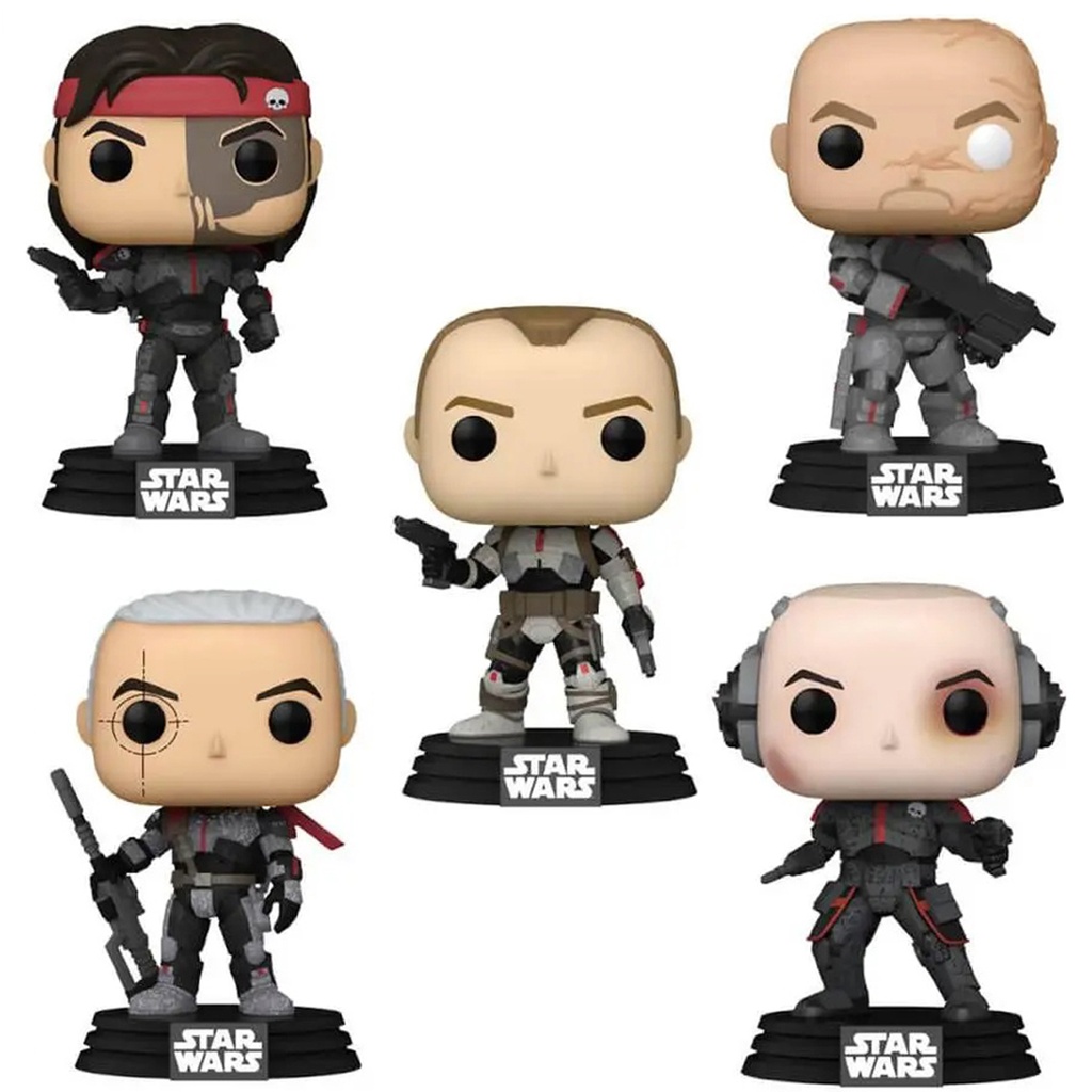 Pop! Movies: Star Wars- The Bad Batch 5 pack (Exc)
