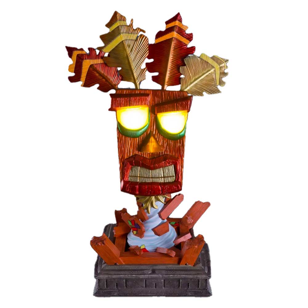 Life Size Golden Aku Aku Mask