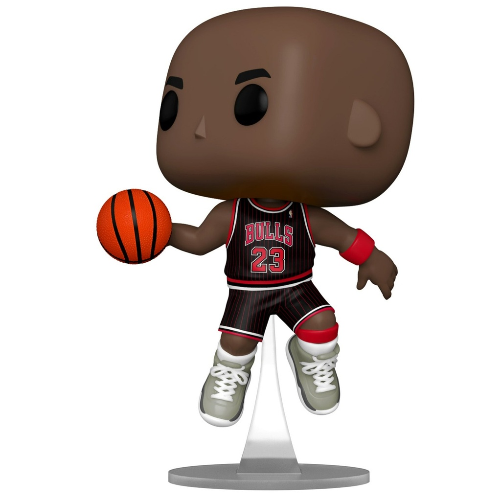 Pop! Basketball: NBA Bulls- Michael Jordan Black Pinstripe (Exc)
