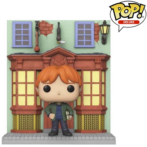 Pop Deluxe! Movies: Harry Potter: Diagon Alley Ron Quidditch Supplies St (Exc)