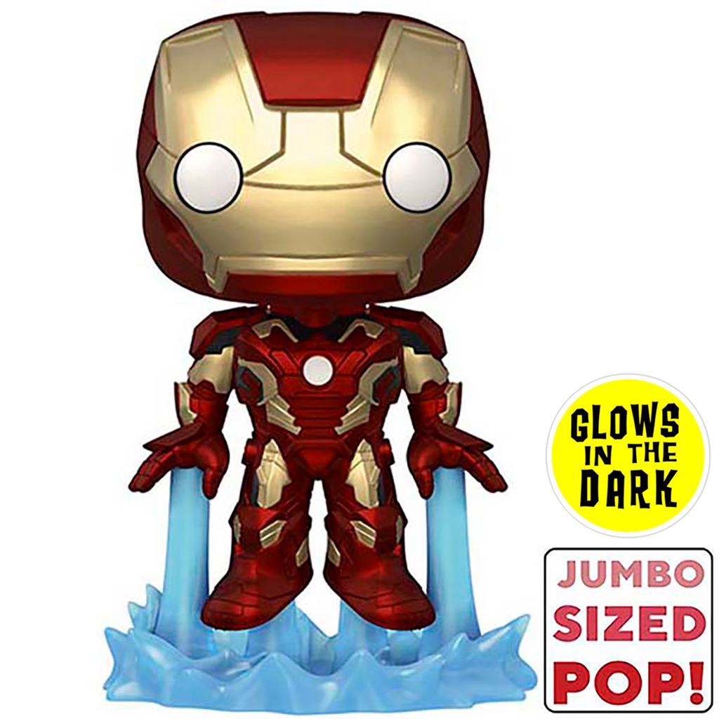 Pop Jumbo! Marvel: Iron Man (GLOW)(Exc)