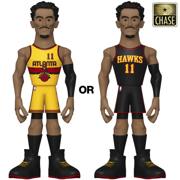 Gold 5&quot; NBA: Hawks- TraeYoung (AlternateUni) w/ Chase