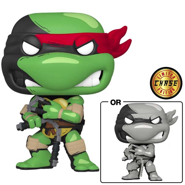 Pop! Comics: Teenage Mutant Ninja Turtles- Michelangelo w/ Chase (B&amp;W)(Exc)