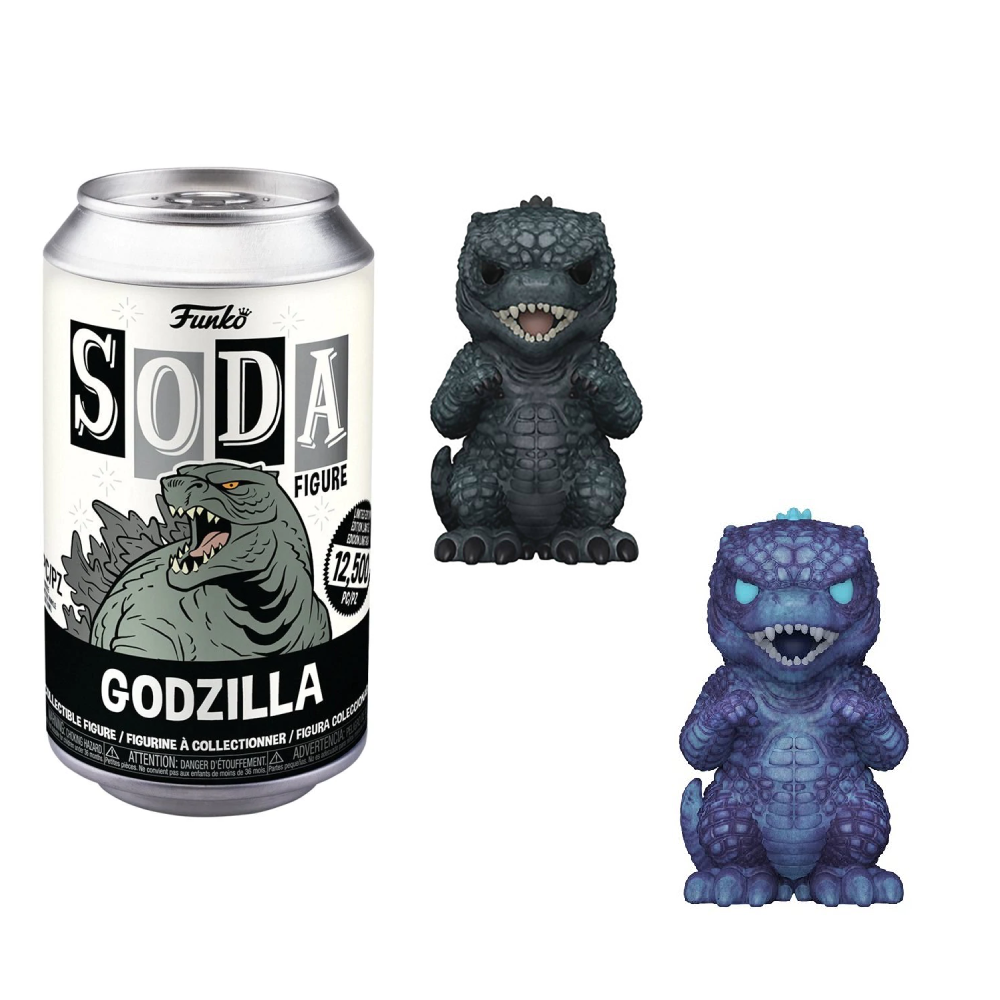 Vinyl SODA: Godzilla- Godzilla w/Chase (GLOW)(IE)