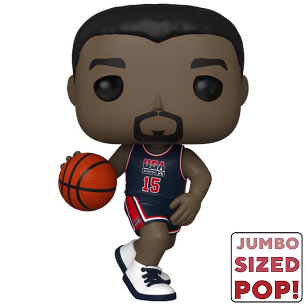 Pop Jumbo! Basketball: NBA- Magic Johnson (1992 Team USA Navy (Exc)