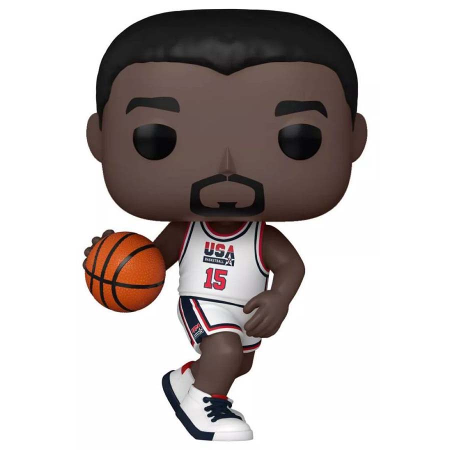 Pop! Basketball: NBA Legends- Magic Johnson (1992 Team USA White Uni)(Exc)