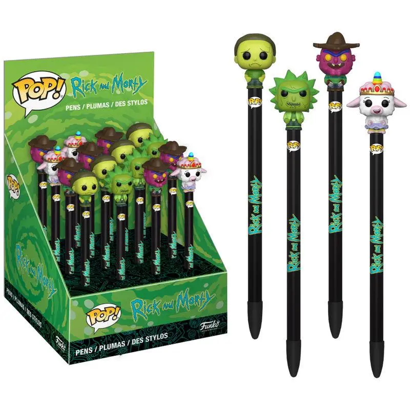 Pen Toppers! Tv: Rick &amp; Morty S2 16PC PDQ