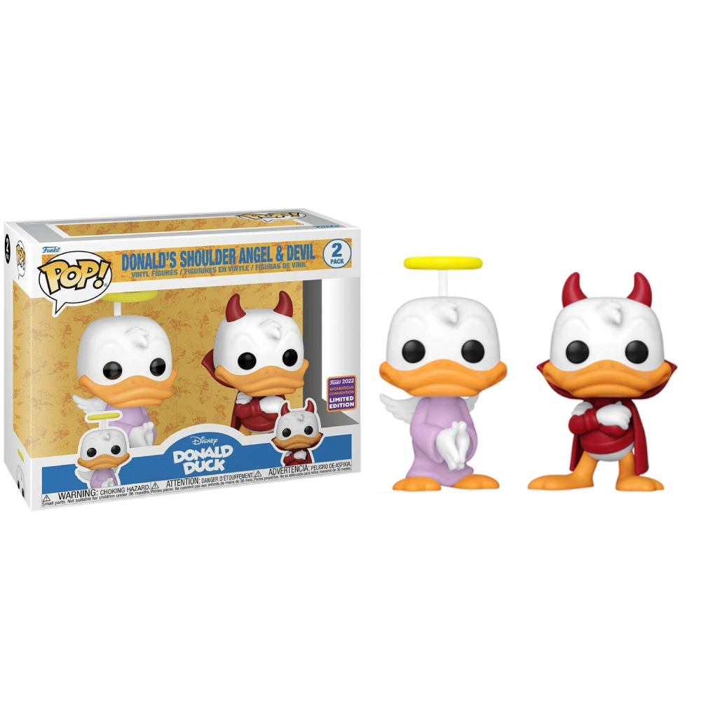 Pop! Disney: Donald Duck 2 pack (Exc)