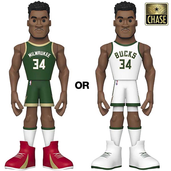 Gold 12&quot; NBA: Bucks- Giannis w/Chase (Exc)