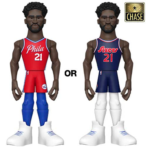 Gold 5&quot; NBA: Sixers- Joel Embiid (CE'21) w/Chase 