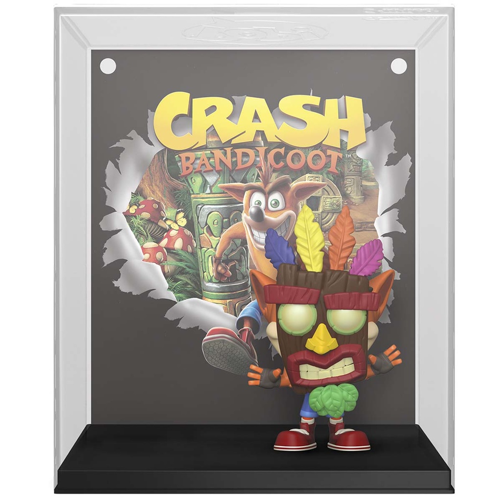 Pop Game Cover! Games: Crash Bandicoot w/ Aku Mask (Exc)