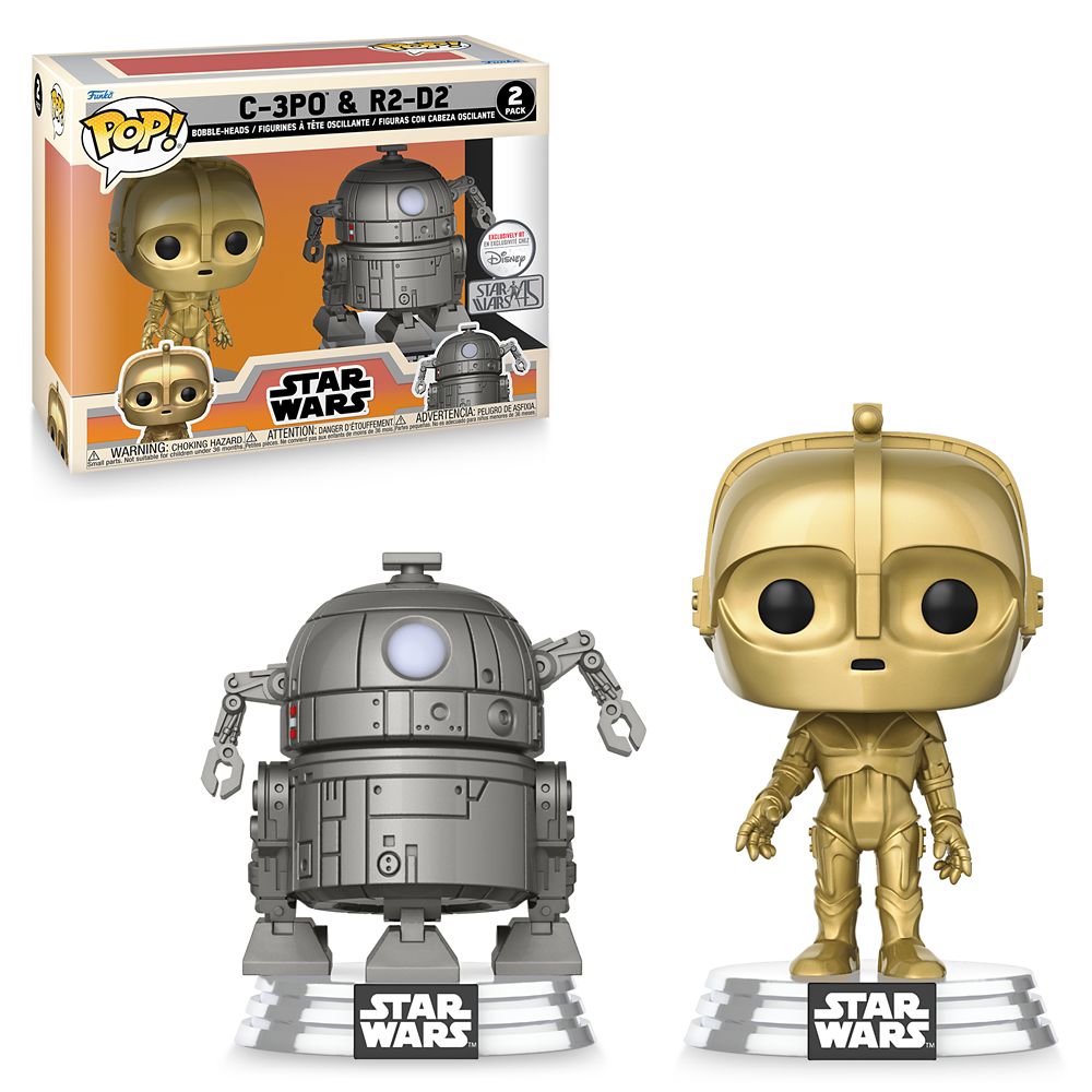 Pop! Movies: Star Wars- Concept SRS R2 &amp; C3PO 2 pack (Exc)