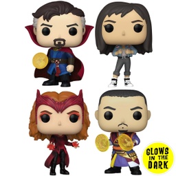 [FU69117] Pop! Marvel: Doctor Strange in The Multiverse of Madness 4 pack (Exc)