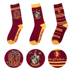 [CR2700] Cinereplica: Socks Set of 3 - Gryffindor