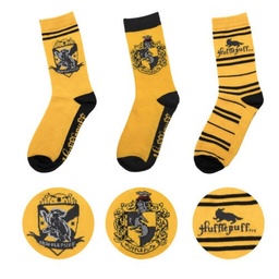 [CR2731] Cinereplica: Socks Set of 3 - Hufflepuff