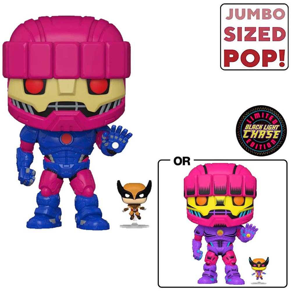Buy Pop! Jumbo Sentinel with Wolverine at Funko.