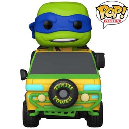 [FU73578] Pop Rides Super Deluxe! Movies: Teenage Mutant Ninja Turtle - Leonardo in Van (Exc)