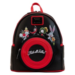 [LF-LTBK0006] Loungefly! Leather: Looney Tunes That's All Folks Mini Backpack 