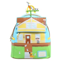 [LF-WDBK2830] Loungefly! Leather: Disney Pixar Up House Kevin Wind Turbines Mini Backpack