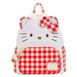 [LF-SANBK0463] Loungefly! Leather: Sanrio Hello Kitty Gingham Cosplay Mini Backpack