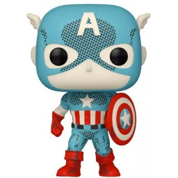 [FU74479] Pop! Marvel: D100 - Retro Captain America (Exc)