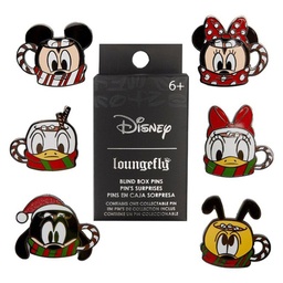 [LF-WDPN2954] Loungefly! Blind Box Pin: Disney Mickey &amp; Friends Hot Cocoa Blind Box Pins