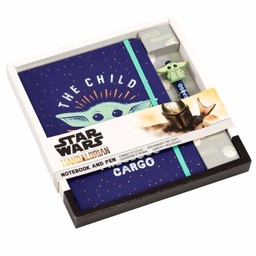 [FG-UT-SW06482] Notebook &amp; Pen: Star Wars Mandalorian- The Child Precious Cargo