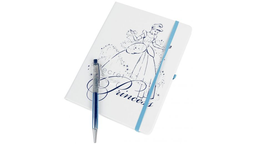 [FG-UT-DI06356] Cinderella Platinum Anniversary: Notebook and Pen: Secret Princess