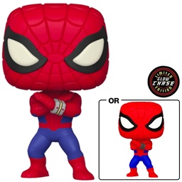 [FU58250] Pop! Marvel: Spider-man - Spider-Man JTV w/Chase (GLOW)(Exc)